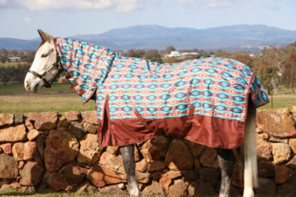 1200 Denier Navajo Print 220 Gram Polyfill Synthetic Paddock Combo