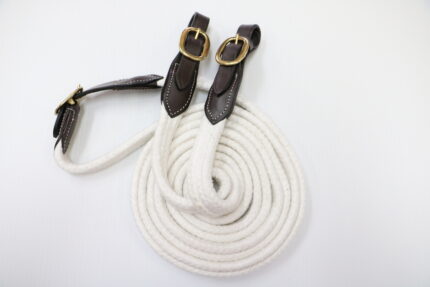 Calgary Cotton Reins with Brass Buckle Ends