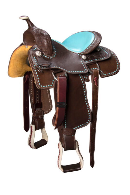 Fort Worth Barrel Racing Saddle with Buckstitch